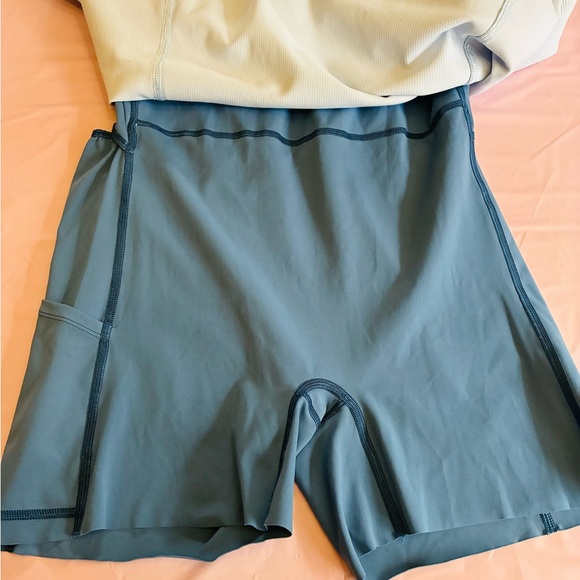 Spanx The Get Moving Easy Access Ribbed Straight Build-in Shorts Mini Dress XL - Picture 10 of 15